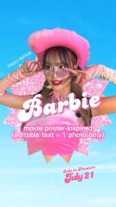 barbie capcut template
